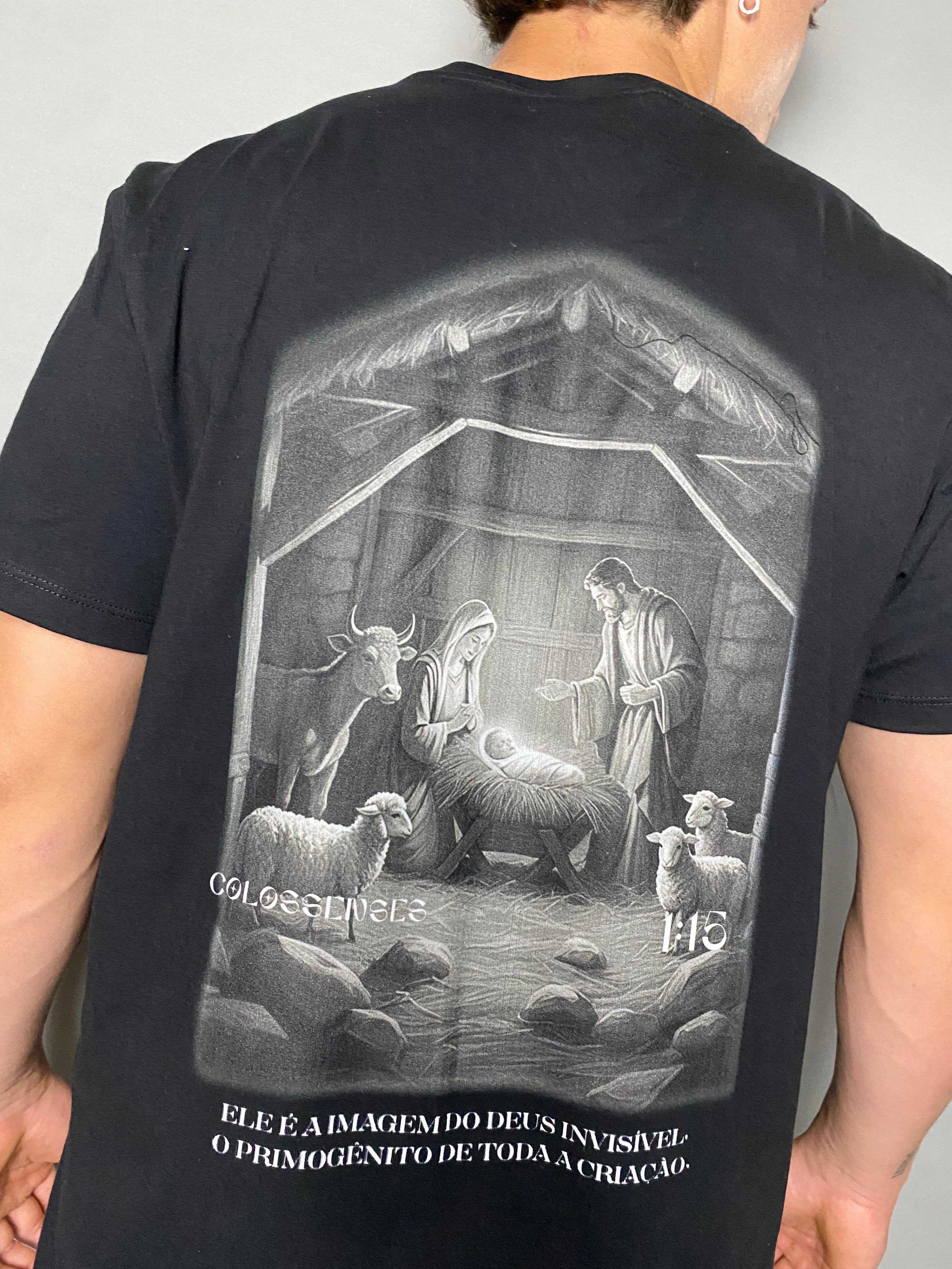 Camiseta Ele É Imagem Do Deus Invisível  - colossenses 1:15
